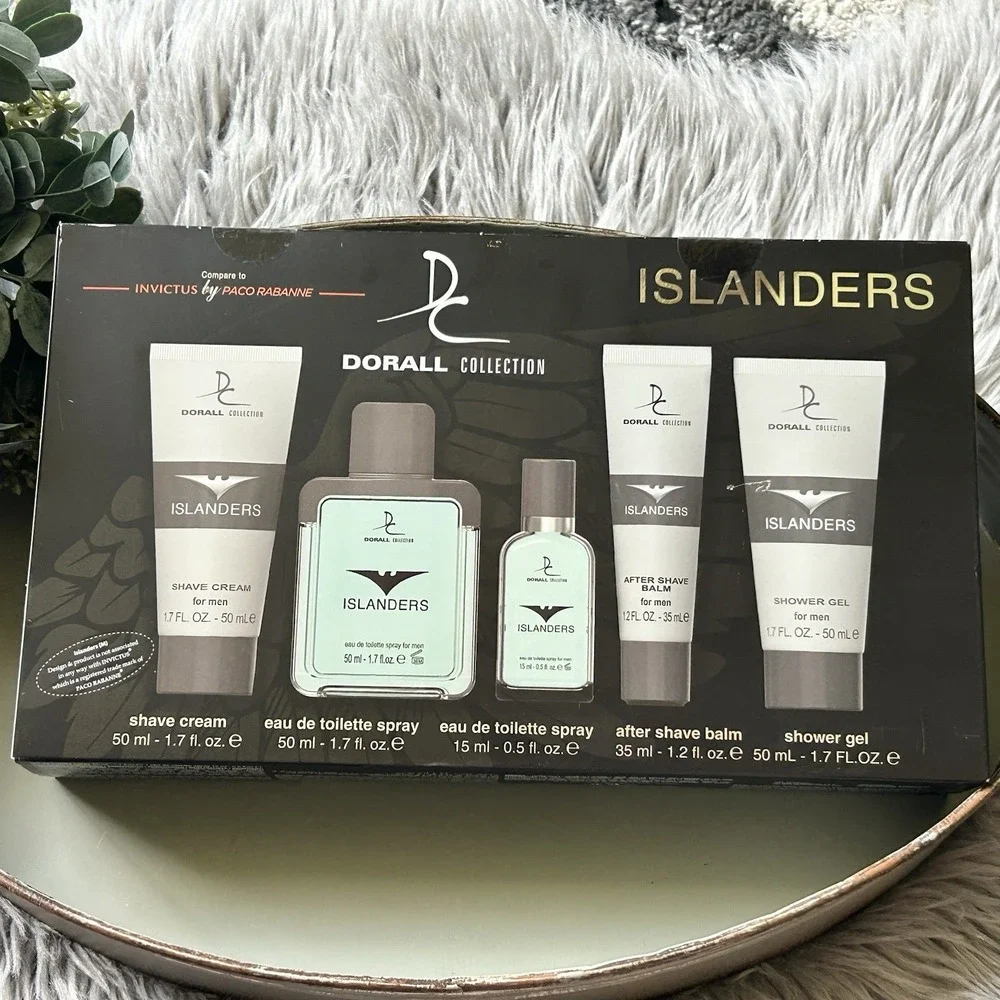 DORALL COLLECTION ISLANDERS Men's Designer Cologne 5 Pc Gift Set